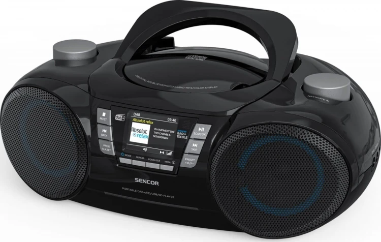 Sencor Boombox z DAB+ SPT 6510 odtwarzacz CD/MP3/USB/SD Bluetooth