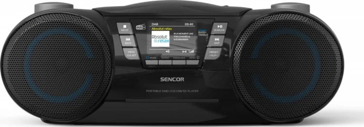 Sencor Boombox z DAB+ SPT 6510 odtwarzacz CD/MP3/USB/SD Bluetooth