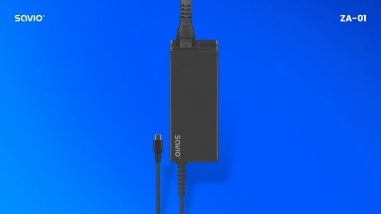 Savio Zasilacz sieciowy USB-C 65W ZA-01