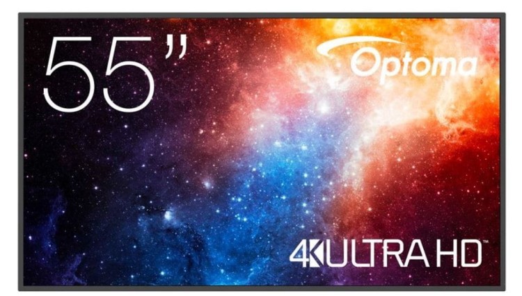 Optoma Monitor wielkoformatowy 55 cali N3551K matowy 24h/7,450cd/m2,USB-C,4K UHD (3840 x 2160),Android 11,Wifi+BT,OMS   kod producenta     H1F2C0MBW10