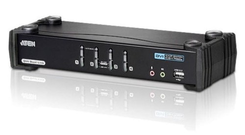ATEN Przełącznik 4-Port USB DVI Dual lin k/Audio KVMP CS1784A
