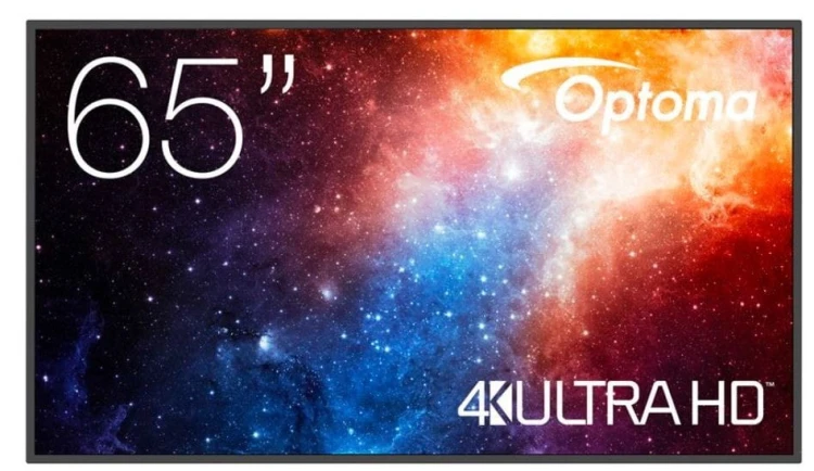 Optoma Monitor wielkoformatowy 65 cali N3651K matowy 24h/7,450cd/m2,USB-C,4K UHD (3840 x 2160),Android 11,Wifi+BT,OMS   kod producenta     H1F2C0FBW10