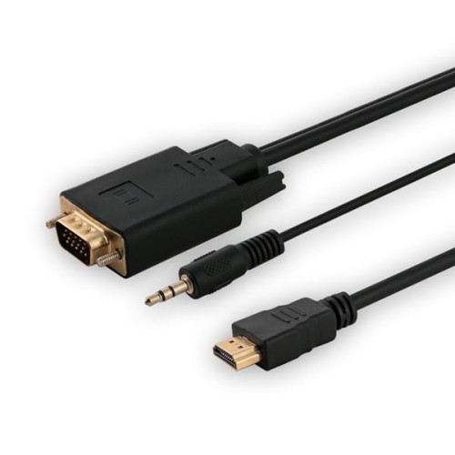 Savio Adapter HDMI (M) -VGA (M)  + audio  CL-198