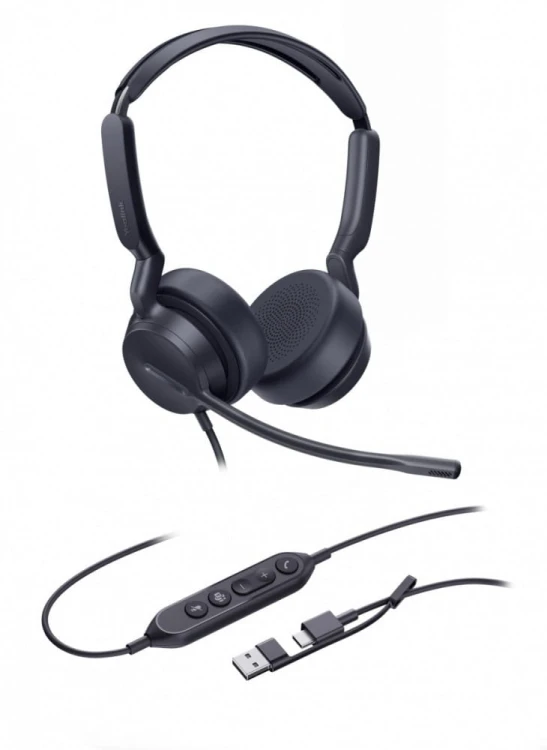 Yealink Słuchawki UH42 Dual Teams USB-C/A 1308195