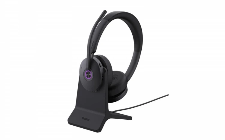 Yealink Słuchawki bezprzewodowe BH74 czarne +stand USB-C/A   1208682