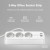 Digitus Listwa zasilająca biurkowa, 3 gniazda Schuko, 2x USB-A (2x 12W), 1x USB-C (30W) z zaciskiem na blat, kabel 1,5m, biała