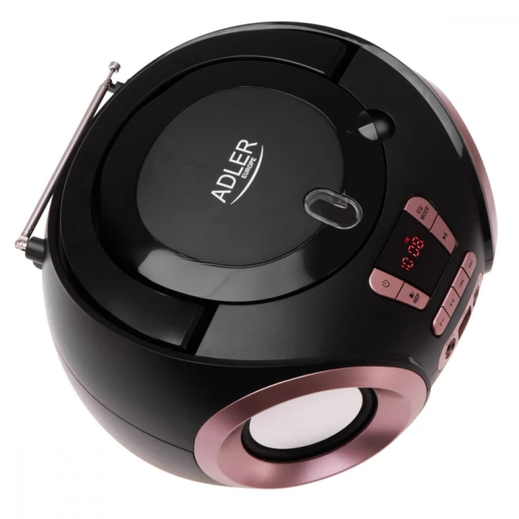 Adler Radio Boombox CD MP3 AD1181 czarno-miedziany