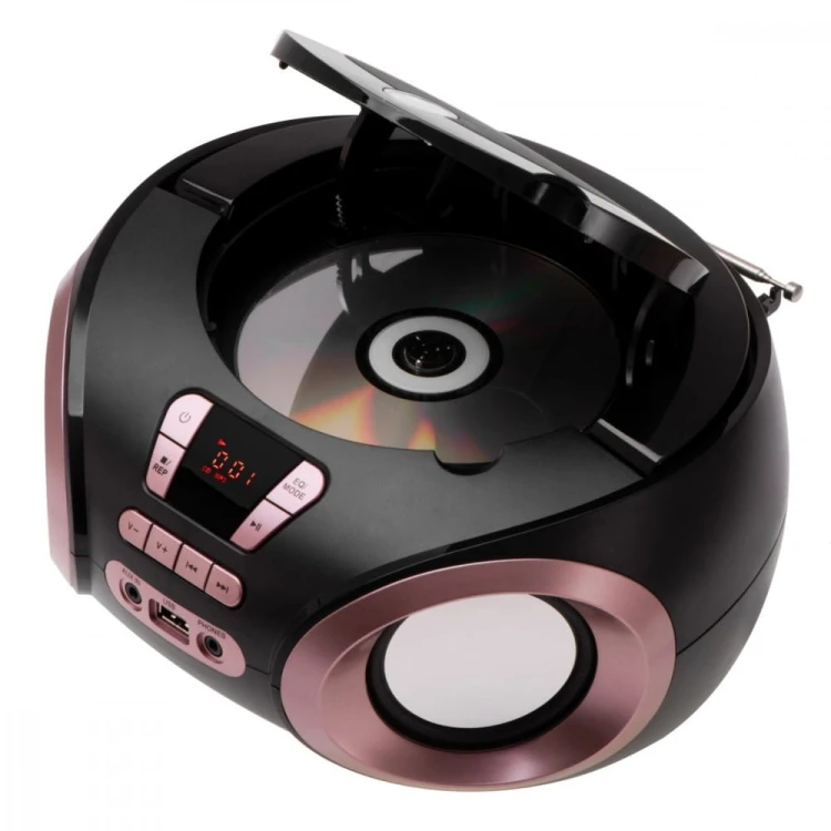 Adler Radio Boombox CD MP3 AD1181 czarno-miedziany