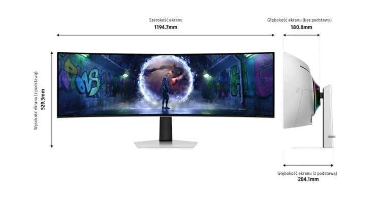 Samsung Monitor gamingowy Odyssey 49 cali LS49DG950SUXDU