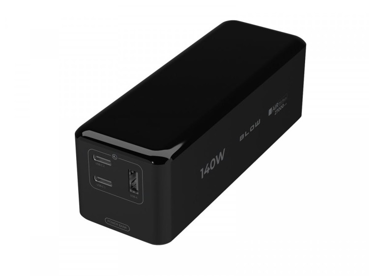 BLOW PowerBank AIR99.9 PD+QC 140W 27000mAh Czarny