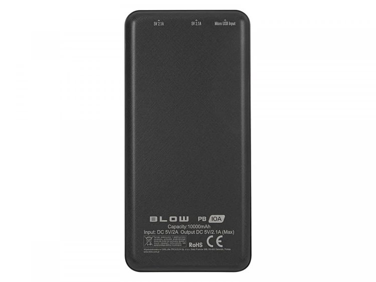 BLOW Power Bank PB10A 10000mAh Czarny