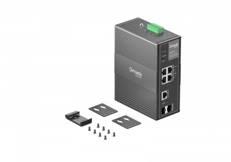 TP-LINK Przełącznik IES206GPP  Industrial Easy Managed Omada, 6 portów gigabitowych, w tym 3 portPoE+ i