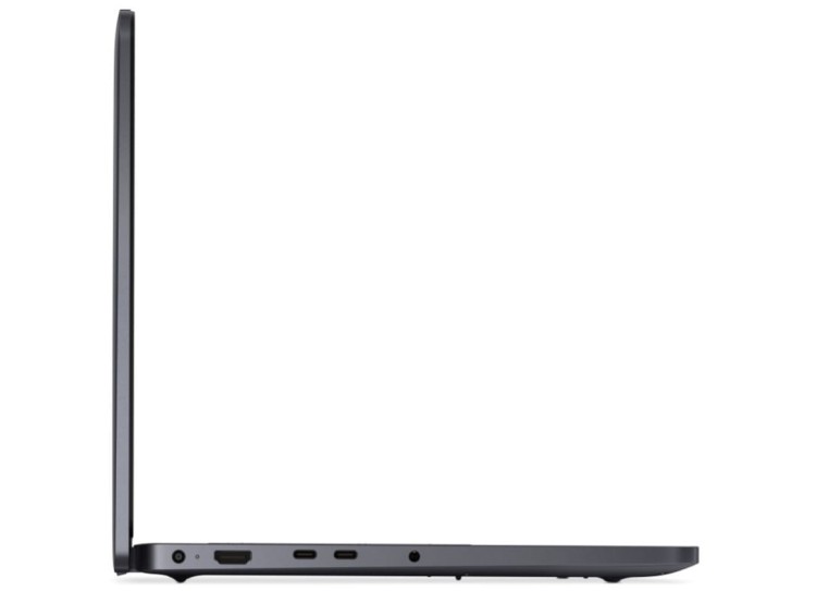 Dell Laptop Dell Pro 14 PC14250 W11P C7 150U/16GB/512GB CL25/FgrPr/FHD IR Cam&Mic/WLAN+BT|14.0 FHD+|BcklKb/3C/65W/3YPS Magnetite color, textured finis