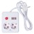 Maclean Listwa zasilająca 2 gniazda MCE387 W 3xUSB, 110-240V AC 50/60Hz, 2.1A max 2500W, 1.5m, biała