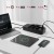 Maclean Listwa zasilająca MCE389 B 6 gniazd 4xUSB-A, 1xUSB-C 110-240V AC 50/60Hz, 2.1A max 2500W, czarna