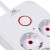 Maclean Listwa zasilająca MCE389 W 6 gniazd 4xUSB-A 1xUSB-C 110-240V, AC 50/60Hz, 2.1A max 2500W biała