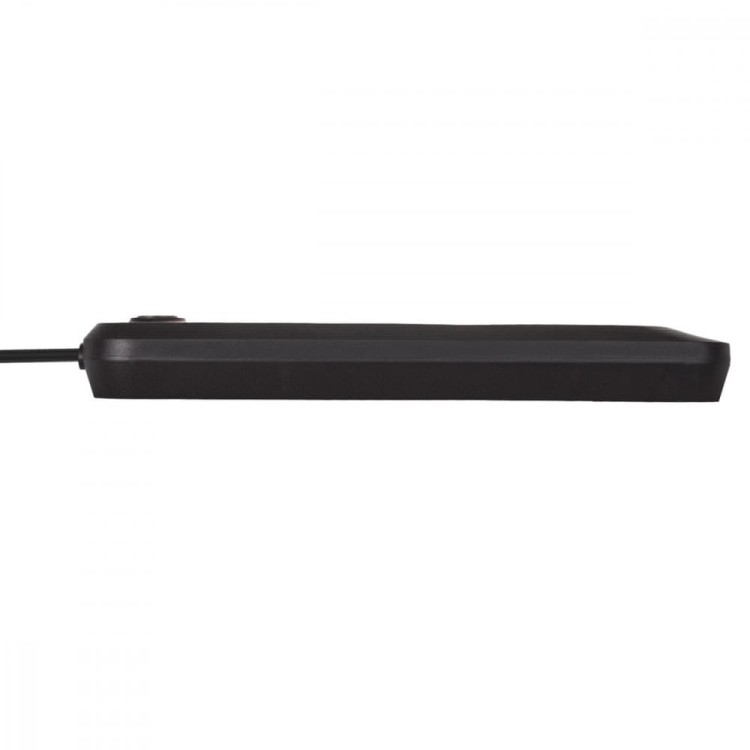 Maclean Listwa zasilająca MCE395 B 5 gniazd 3xUSB, 110-240V AC 50/60Hz, 2.1A max 2500W, czarna