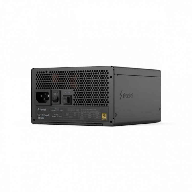 Fractal Design Zasilacz FDE Ion 3 GOLD 850W 80+ GOLD Black