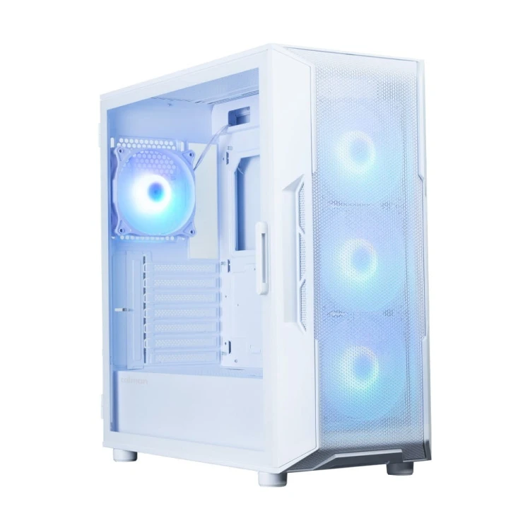 Zalman Obudowa I3 NEO V2 Mid Tower ARGB fan x4 biała