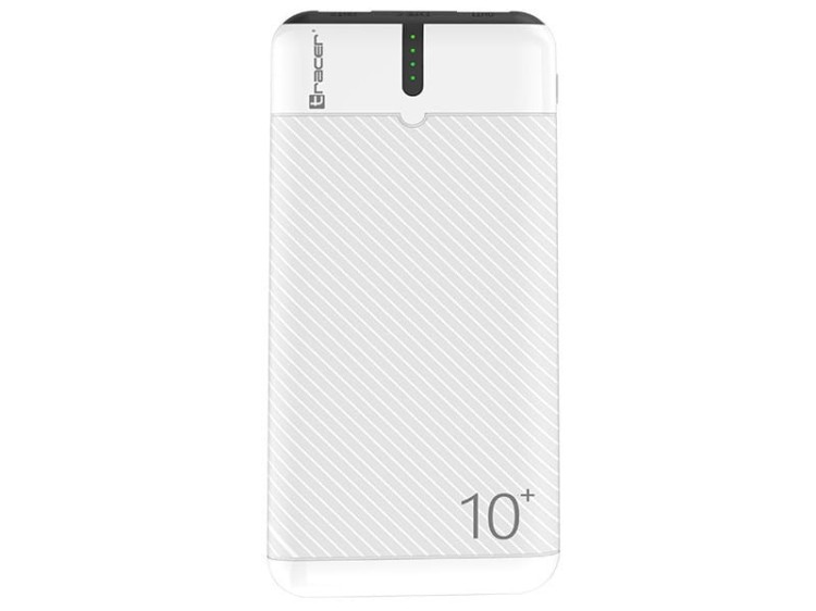 Tracer PowerBank EnerGo 10000mAh biało-czarny