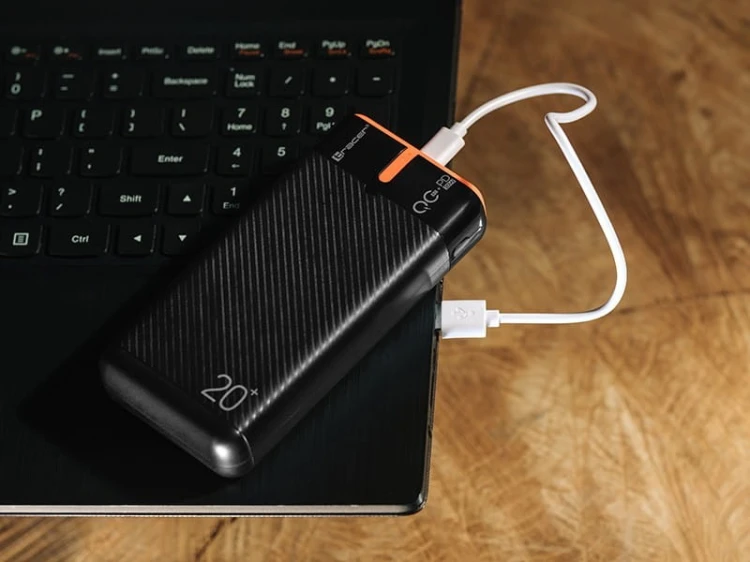 Tracer Power bank EnerGen 20000mAh PD+QC3.0 czarno-pomarańczowy