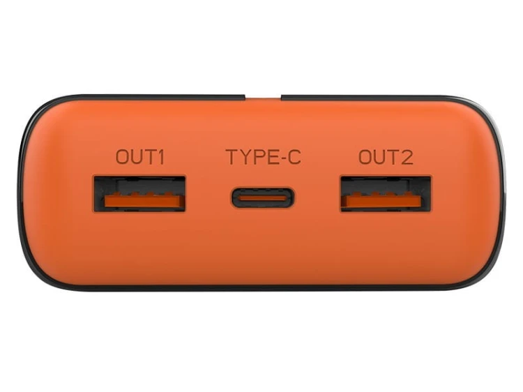 Tracer Power bank EnerGen 20000mAh PD+QC3.0 czarno-pomarańczowy