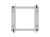Lanberg Stojak Open rack 19 cali 12U 600x600-1100 regulowany szary