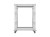 Lanberg Stojak Open rack 19 cali 15U 600x600-1100 regulowany szary