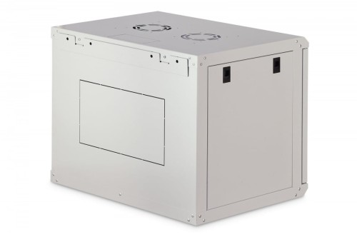 Digitus Szafa sieciowa wisząca Dynamic 19" 9U rack 474x600x450mm, drzwi szyba, szara, niezłożona, 60kg