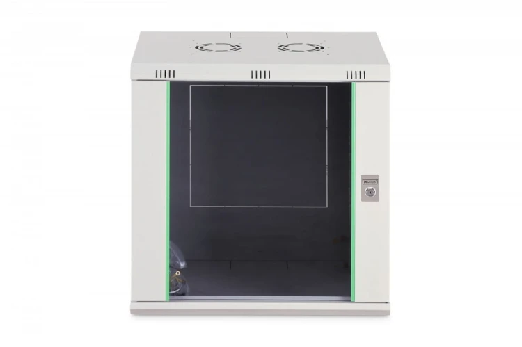 Digitus Szafa sieciowa wisząca Dynamic 19" 12U rack 607x600x450mm, drzwi szyba, szara, niezłożona, 60kg