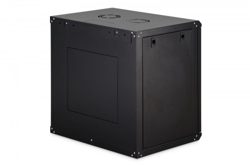 Digitus Szafa sieciowa wisząca Dynamic 19" 12U rack 607x600x450mm, drzwi szyba, czarna, niezłożona, 60kg