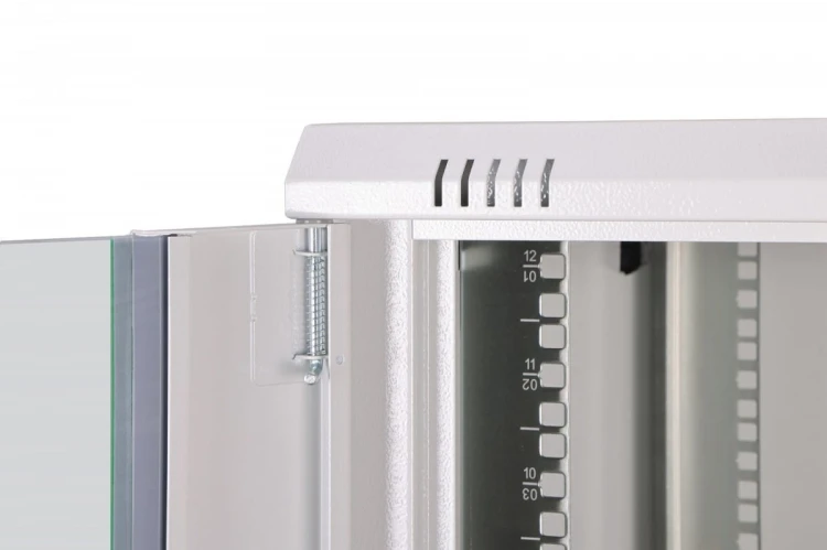 Digitus Szafa sieciowa wisząca Dynamic 19" 12U rack 607x600x600mm, drzwi szyba, szara, niezłożona, 60kg