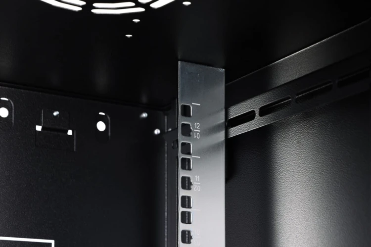 Digitus Szafa sieciowa wisząca Dynamic 19" 12U rack 607x600x600mm, drzwi szyba, czarna, niezłożona, 60kg