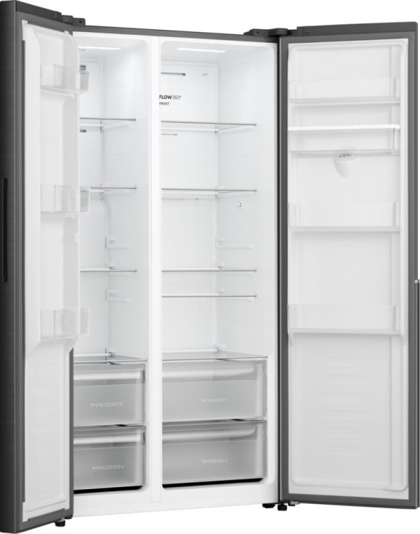 Gorenje Chłodziarko-zamrażarka NRS917E41BXWD Side by Side