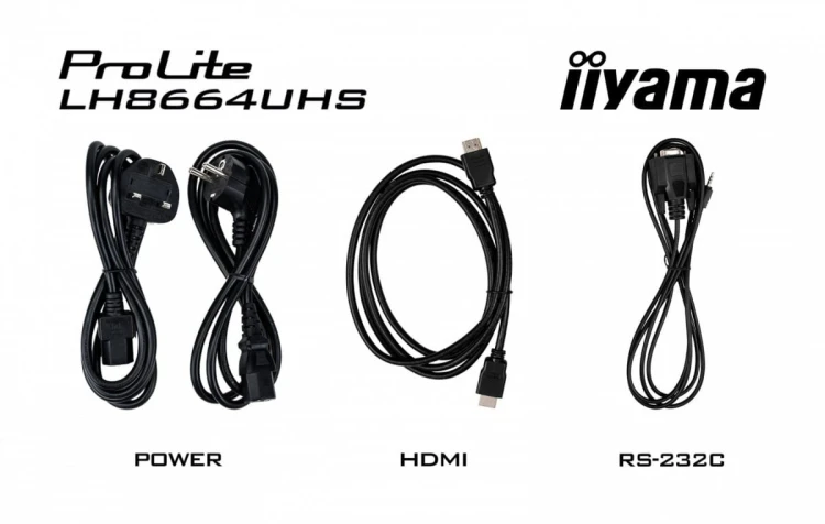 IIYAMA Monitor 86 cali LH8664UHS-B3AG 24/7,IPS,ANDROID 14,4K,2xHDMI,RJ45,    2xUSB,WiF,iUSB-C(DP-Alt),2x16W, iiSignage? (CMS), iiControl (DMS),iiShare