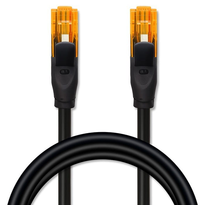 Qoltec Kabel patchcord UTP | kat.6 | 2 x RJ-45 | High speed 1Gb/s |     Pozłacane styki | 30m | Czarny