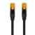 Qoltec Kabel patchcord UTP | kat.6 | 2 x RJ-45 | High speed 1Gb/s |     Pozłacane styki | 30m | Czarny