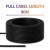 Qoltec Kabel patchcord sieciowy skrętka UTP | CAT6 | High speed 1Gb/s | LAN | 50m | Czarny