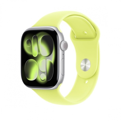 Apple Pasek sportowy w kolorze neonowym żółtym do koperty 46 mm - rozmiar M/L
