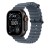 Apple Przedłużka do paska Ocean w kolorze marynarskiego granatu do koperty 49 mm - elementy z tytanu w kolorze czarnym