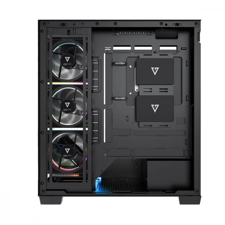 MODECOM Obudowa PC VOLCANO STELLAR PLUS ARGB MIDI 5F Czarna