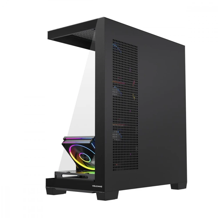 MODECOM Obudowa PC VOLCANO STELLAR PLUS ARGB MIDI 5F Czarna