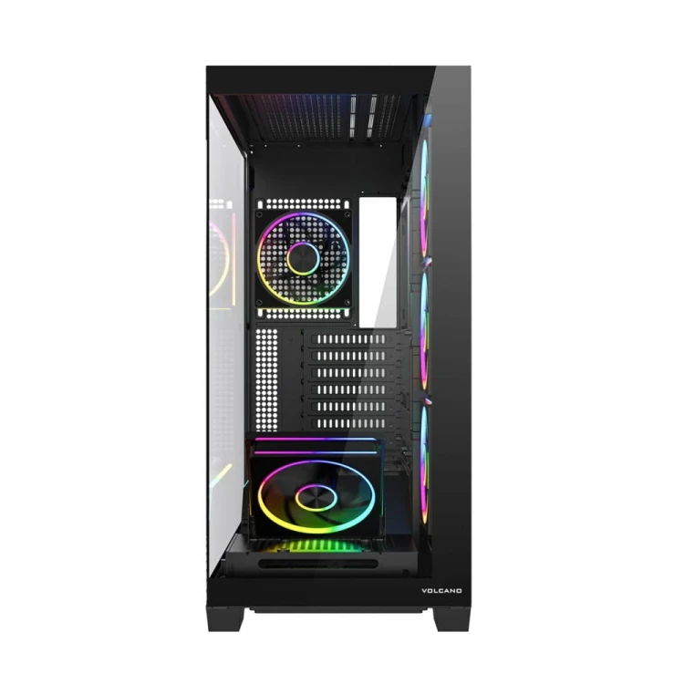 MODECOM Obudowa PC VOLCANO STELLAR PLUS ARGB MIDI 5F Czarna