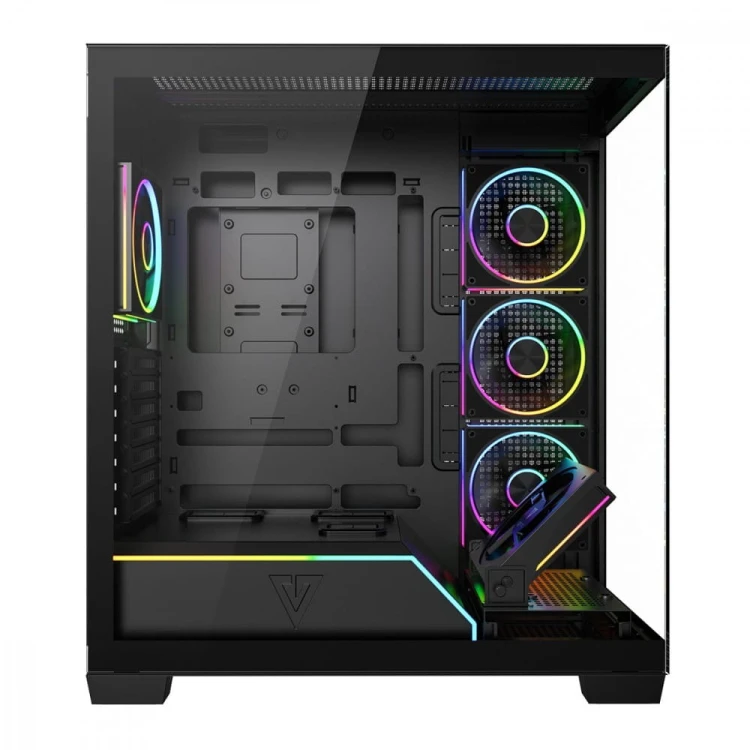 MODECOM Obudowa PC VOLCANO STELLAR PLUS ARGB MIDI 5F Czarna