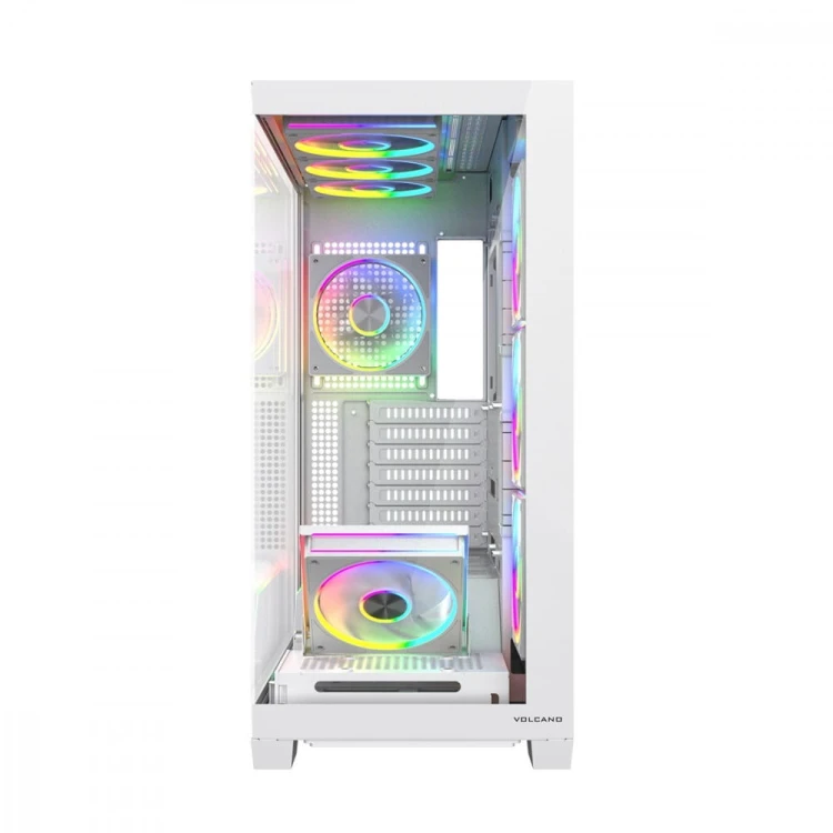 MODECOM Obudowa PC VOLCANO STELLAR PLUS ARGB MIDI 8F Biała