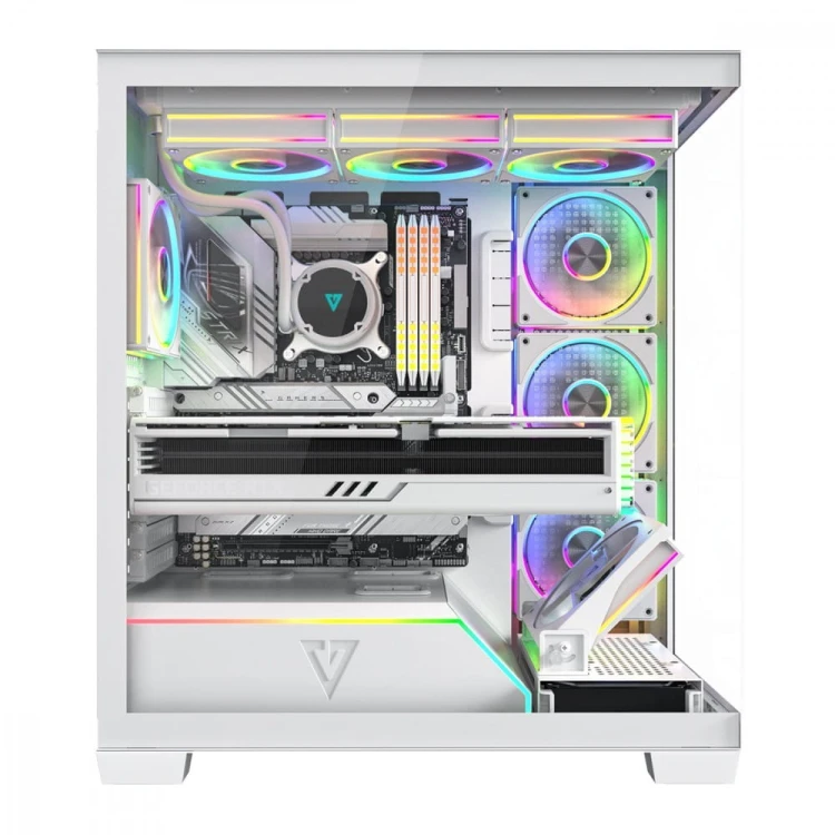 MODECOM Obudowa PC VOLCANO STELLAR PLUS ARGB MIDI 8F Biała