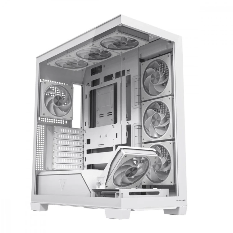MODECOM Obudowa PC VOLCANO STELLAR PLUS ARGB MIDI 8F Biała
