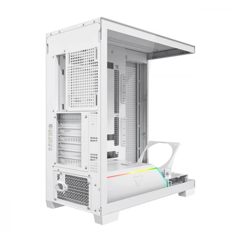 MODECOM Obudowa PC VOLCANO STELLAR PLUS ARGB MIDI NF Biała