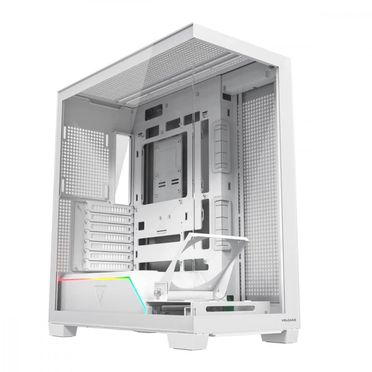 MODECOM Obudowa PC VOLCANO STELLAR PLUS ARGB MIDI NF Biała