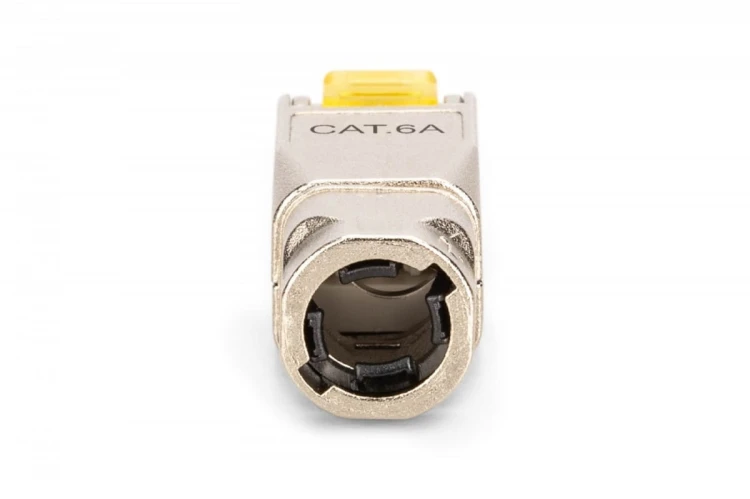Digitus Wtyk modularny RJ45 kat.6A, PoE++, 10GbE, STP, ekranowany, beznarzędziowy, zakręcany, metalowy, AWG 22-27, linka/drut
